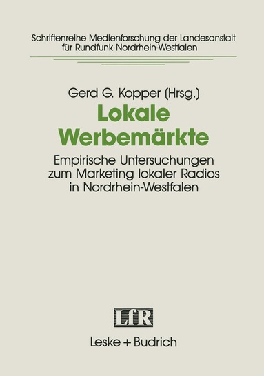 Gerd G. Kopper - Lokale Werbemärkte, Häftad