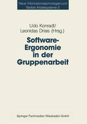 bokomslag Software-Ergonomie in der Gruppenarbeit