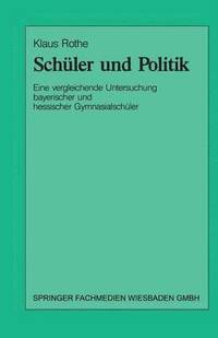 bokomslag Schler und Politik