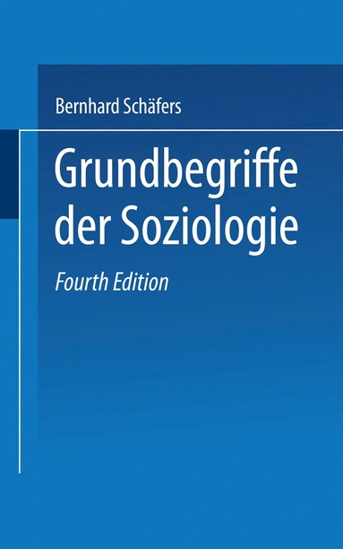 bokomslag Grundbegriffe der Soziologie