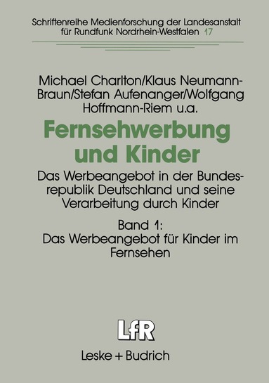 Michael Charlton, Klaus Neumann-Braun, Stefan Aufenanger, Wolfgang Hoffmann-Riem - Fernsehwerbung und Kinder, Häftad
