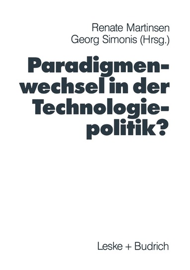 bokomslag Paradigmenwechsel in der Technologiepolitik?