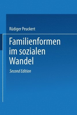 bokomslag Familienformen im sozialen Wandel