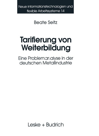 bokomslag Tarifierung von Weiterbildung