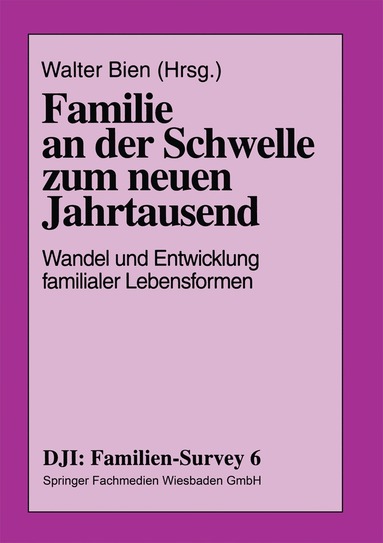 bokomslag Familie an der Schwelle zum neuen Jahrtausend