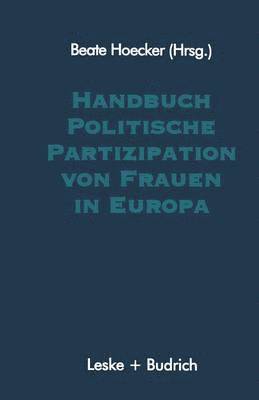 bokomslag Handbuch Politische Partizipation von Frauen in Europa