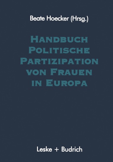 bokomslag Handbuch Politische Partizipation von Frauen in Europa