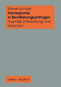 bokomslag Nonresponse in Bevlkerungsumfragen