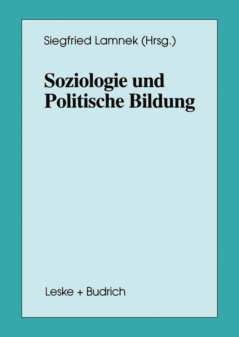 Soziologie und Politische Bildung 1