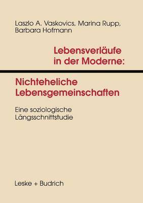 bokomslag Lebensverlufe in der Moderne 1 Nichteheliche Lebensgemeinschaften