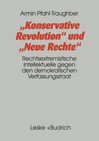 bokomslag Konservative Revolution und Neue Rechte