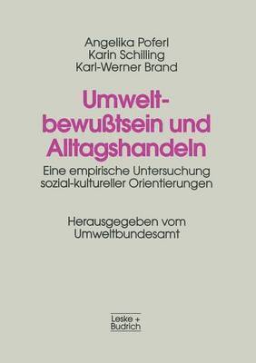 bokomslag Umweltbewutsein und Alltagshandeln