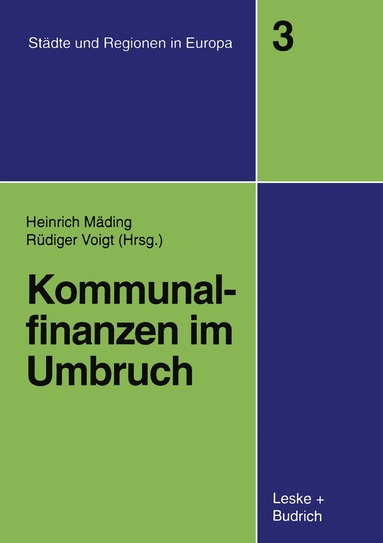 Heinrich Mäding, Rüdiger Voigt - Kommunalfinanzen im Umbruch, Häftad