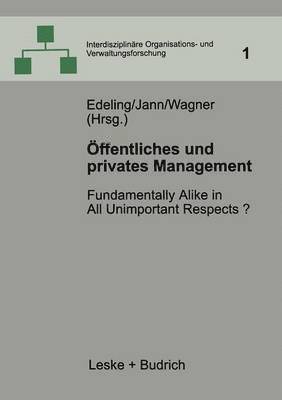 bokomslag ffentliches und privates Management