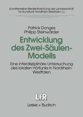 bokomslag Entwicklung des Zwei-Sulen-Modells