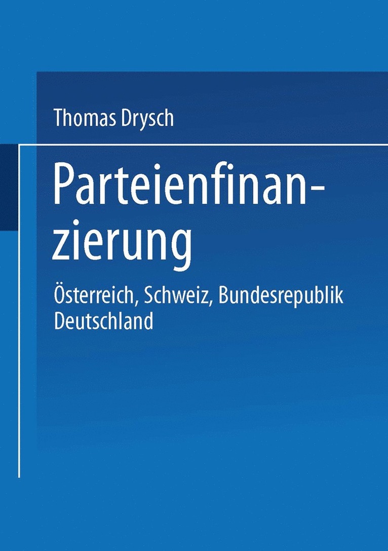 Parteienfinanzierung