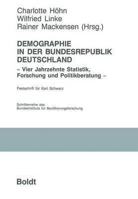 Charlotte Höhn, Wilfried Linke, Rainer Mackensen, Charlotte Hohn - Demographie in der Bundesrepublik Deutschland, Häftad