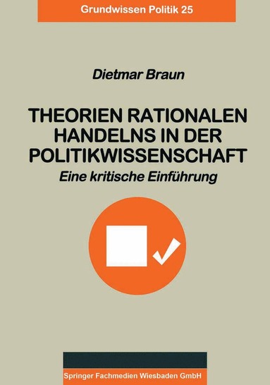 bokomslag Theorien rationalen Handelns in der Politikwissenschaft