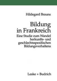 bokomslag Bildung in Frankreich