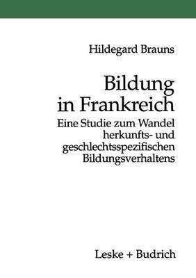 bokomslag Bildung in Frankreich