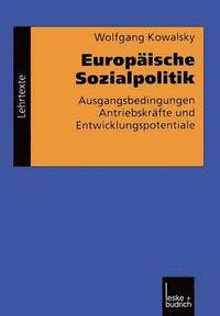 bokomslag Europische Sozialpolitik