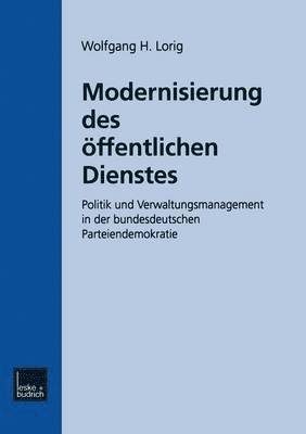 bokomslag Modernisierung des ffentlichen Dienstes