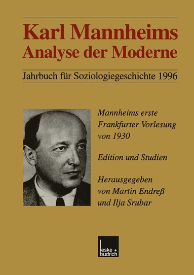 bokomslag Karl Mannheims Analyse der Moderne