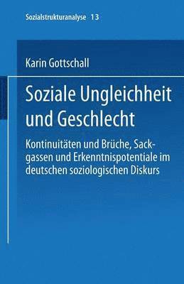 bokomslag Soziale Ungleichheit und Geschlecht