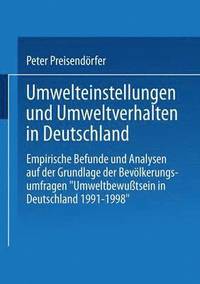 bokomslag Umwelteinstellungen und Umweltverhalten in Deutschland