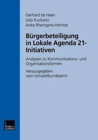 bokomslag Brgerbeteiligung in Lokale Agenda 21-Initiativen