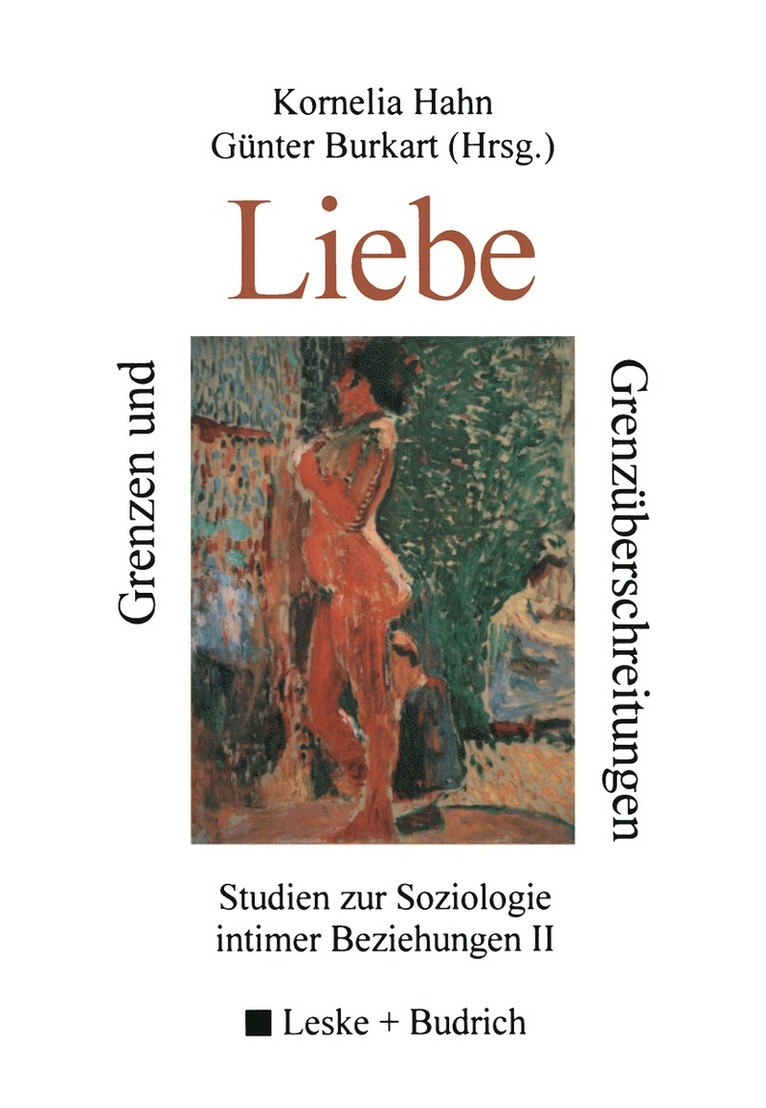 Kornelia Hahn, Günter Burkart - Grenzen und Grenzüberschreitungen der Liebe, Häftad