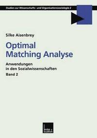 bokomslag Optimal Matching Analyse