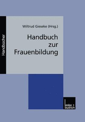 bokomslag Handbuch zur Frauenbildung