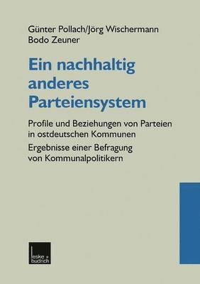 bokomslag Ein nachhaltig anderes Parteiensystem