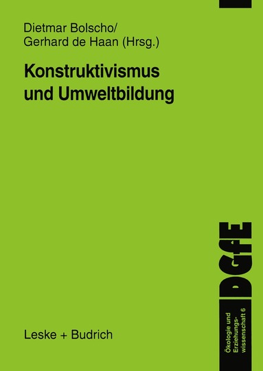 bokomslag Konstruktivismus und Umweltbildung