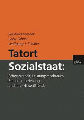 bokomslag Tatort Sozialstaat