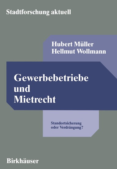 Hubert Müller, Hellmut Wollmann - Gewerbebetriebe und Mietrecht, Häftad