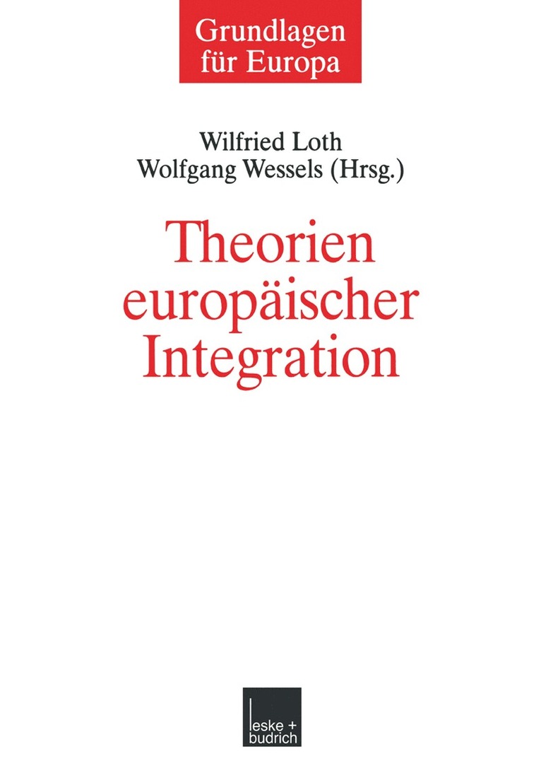 Theorien europischer Integration 1