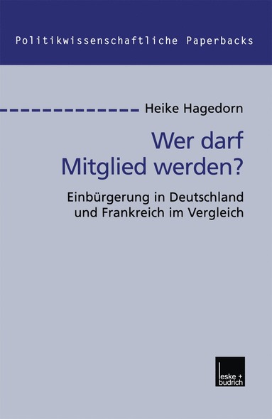 bokomslag Wer darf Mitglied werden?