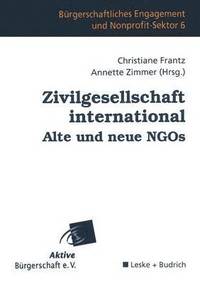 bokomslag Zivilgesellschaft international Alte und neue NGOs