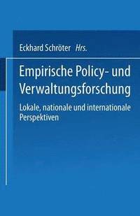 bokomslag Empirische Policy- und Verwaltungsforschung
