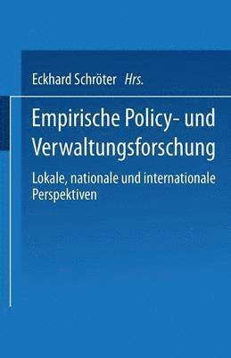 Eckhard Schröter - Empirische Policy- und Verwaltungsforschung, Häftad