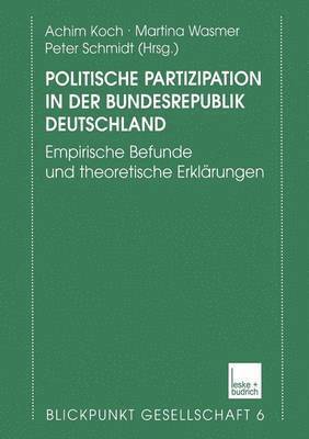 bokomslag Politische Partizipation in der Bundesrepublik Deutschland