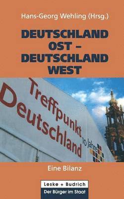 bokomslag Deutschland Ost - Deutschland West