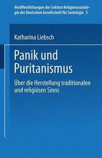 bokomslag Panik und Puritanismus