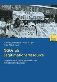bokomslag NGOs als Legitimationsressource