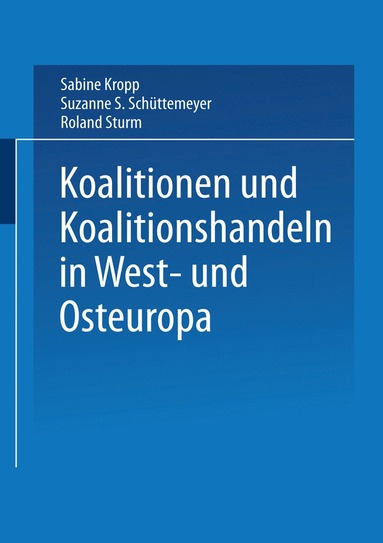 bokomslag Koalitionen in West- und Osteuropa