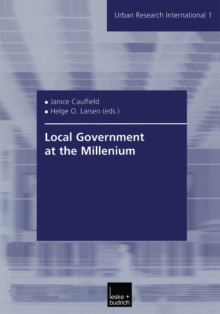 Janice Caulfield, Helge O. Larsen - Local Government at the Millenium, Häftad