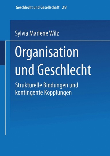 bokomslag Organisation und Geschlecht