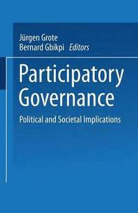 bokomslag Participatory Governance